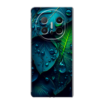 Пластиковый чехол на Huawei Mate X6 с принтом Листья Пластиковый чехол на Huawei Mate X6 с принтом Листья