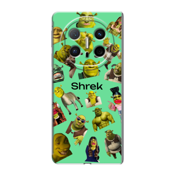 Пластиковый чехол на Huawei Mate X6 с принтом Шрек Shrek Пластиковый чехол на Huawei Mate X6 с принтом Шрек Shrek