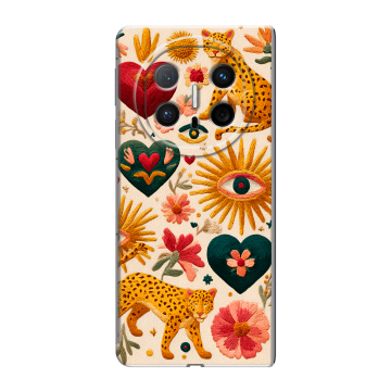 Пластиковый чехол на Huawei Mate X6 с принтом Модный принт Пластиковый чехол на Huawei Mate X6 с принтом Модный принт