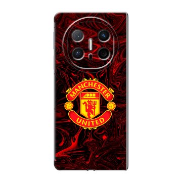 Пластиковый чехол на Huawei Mate X6 с принтом Manchester United