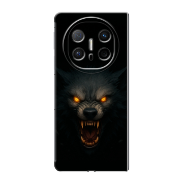 Пластиковый чехол на Huawei Mate X6 с принтом Волк