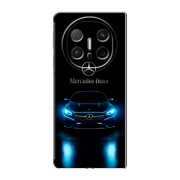 Пластиковый чехол на Huawei Mate X6 с принтом Mercedes Мерседес