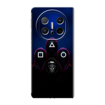 Пластиковый чехол на Huawei Mate X6 с принтом Игра Кальмара