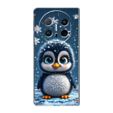 Пластиковый чехол на Huawei Mate X6 с принтом Новый год