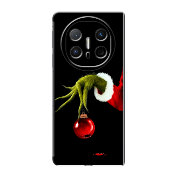 Пластиковый чехол на Huawei Mate X6 с принтом Новый год Гринч