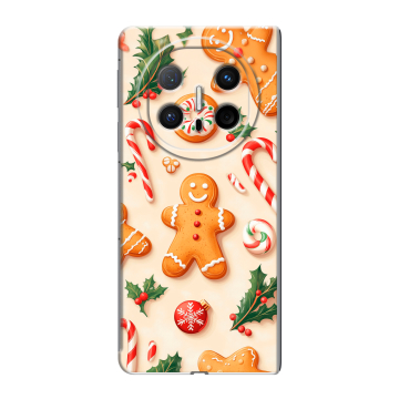 Пластиковый чехол на Huawei Mate X6 с принтом Новый год