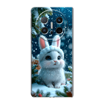 Пластиковый чехол на Huawei Mate X6 с принтом Новый год