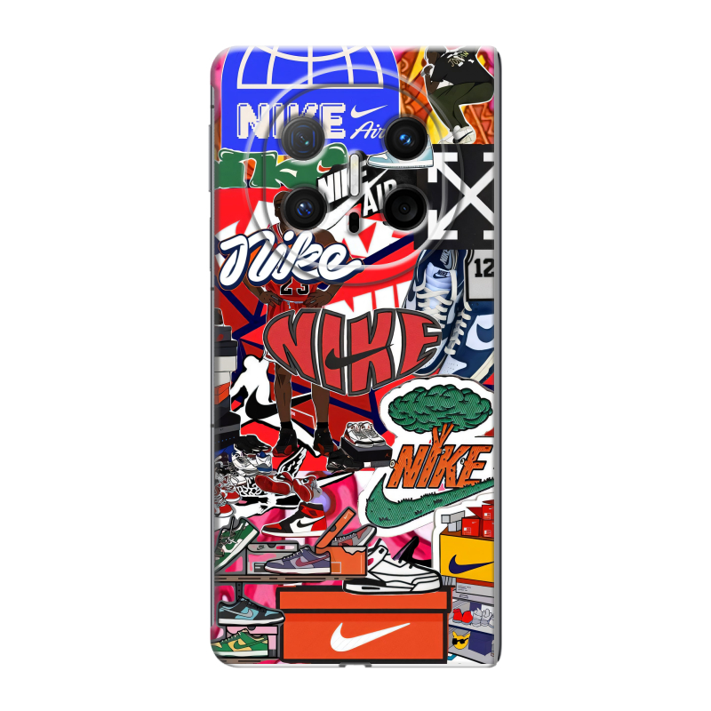Пластиковый чехол на Huawei Mate X6 с принтом Найк Nike яркий Пластиковый чехол на Huawei Mate X6 с принтом Найк Nike яркий