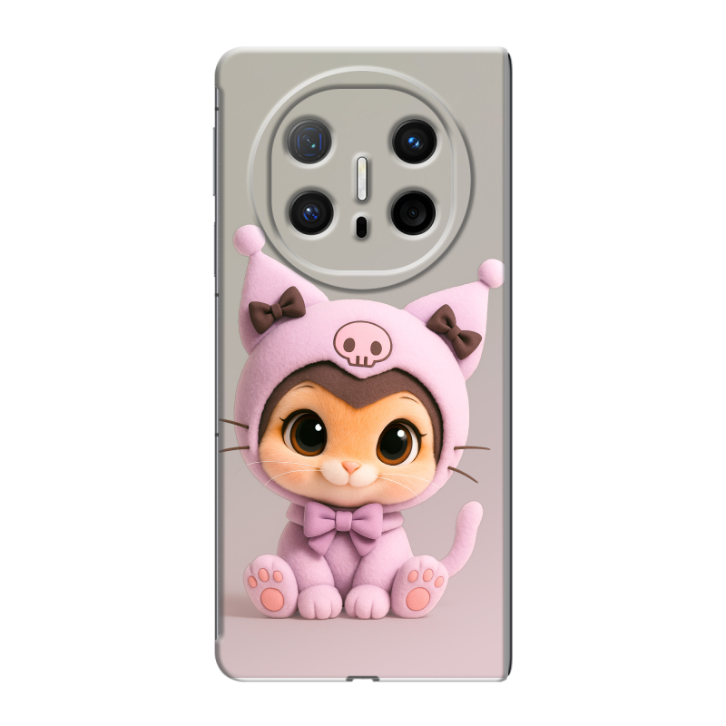 Пластиковый чехол на Huawei Mate X6 с принтом Куроми Kuromi Пластиковый чехол на Huawei Mate X6 с принтом Куроми Kuromi