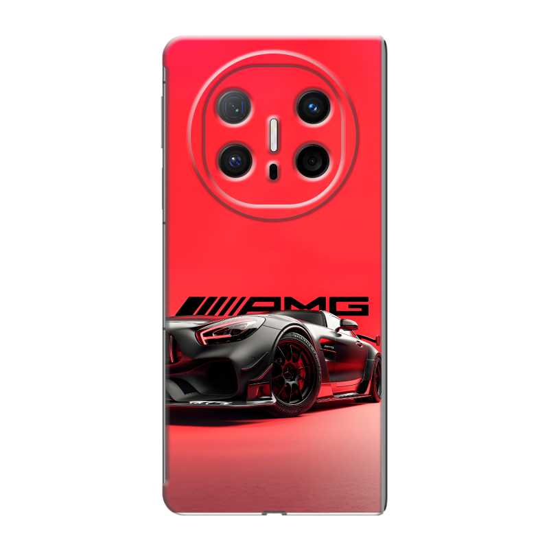 Пластиковый чехол на Huawei Mate X6 с принтом Мерседес Mercedes AMG Пластиковый чехол на Huawei Mate X6 с принтом Мерседес Mercedes AMG