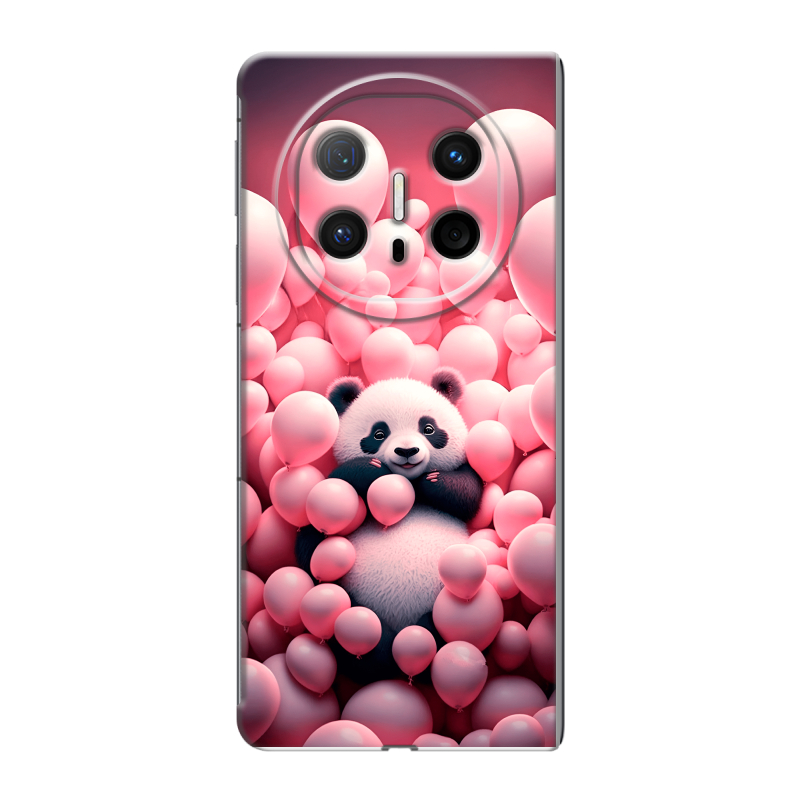 Пластиковый чехол на Huawei Mate X6 с принтом Панда Пластиковый чехол на Huawei Mate X6 с принтом Панда