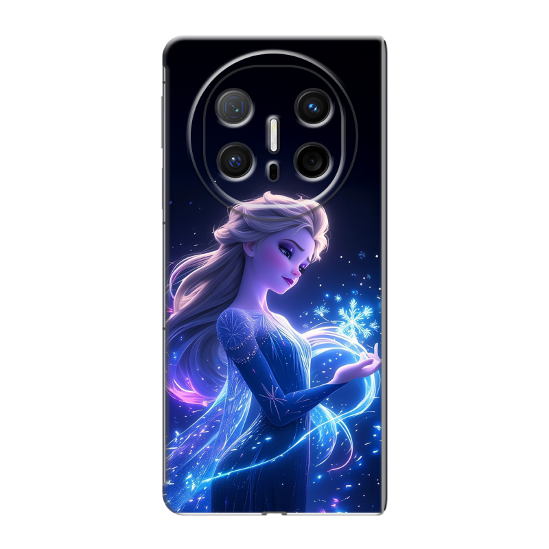 Пластиковый чехол на Huawei Mate X6 с принтом Холодное сердце Frozen Пластиковый чехол на Huawei Mate X6 с принтом Холодное сердце Frozen
