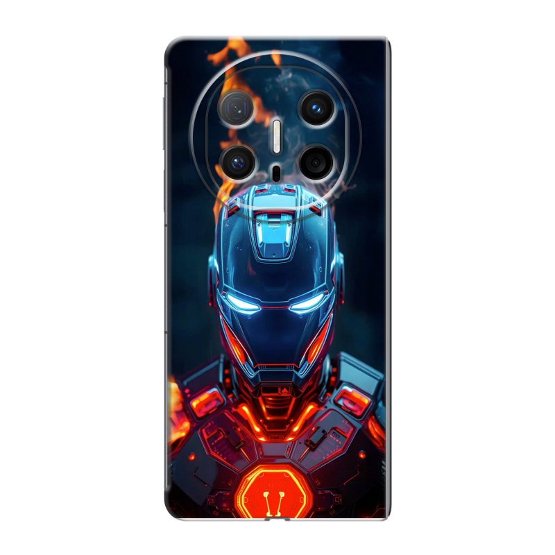Пластиковый чехол на Huawei Mate X6 с принтом IronMan Железный человек Пластиковый чехол на Huawei Mate X6 с принтом IronMan Железный человек