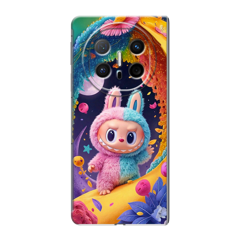 Пластиковый чехол на Huawei Mate X6 с принтом Labubu Лабубу Пластиковый чехол на Huawei Mate X6 с принтом Labubu Лабубу