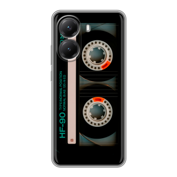 Силиконовый чехол на Poco X7 Pro с принтом Кассета Силиконовый чехол на Poco X7 Pro с принтом Кассета