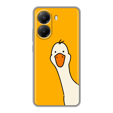 Силиконовый чехол на Poco X7 Pro с принтом Утка