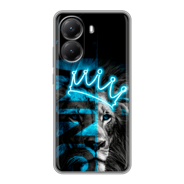 Силиконовый чехол на Poco X7 Pro с принтом Король лев