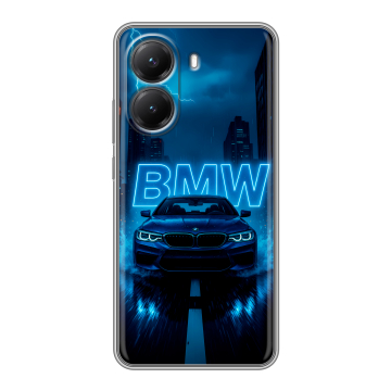 Силиконовый чехол на Poco X7 Pro с принтом BMW БМВ Силиконовый чехол на Poco X7 Pro с принтом BMW БМВ