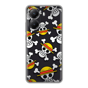 Силиконовый чехол на Poco X7 Pro с принтом One Piece Ван Пис