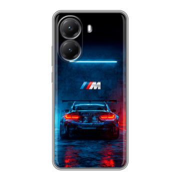 Силиконовый чехол на Poco X7 Pro с принтом BMW БМВ Силиконовый чехол на Poco X7 Pro с принтом BMW БМВ