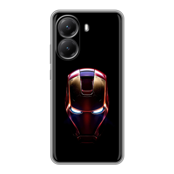 Силиконовый чехол на Poco X7 Pro с принтом IronMan Железный человек Силиконовый чехол на Poco X7 Pro с принтом IronMan Железный человек