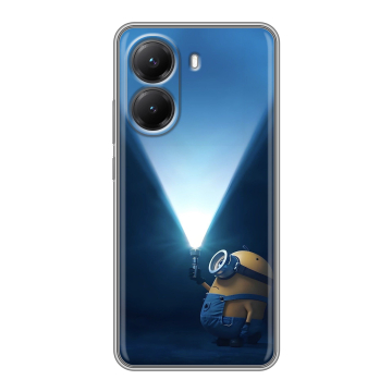 Силиконовый чехол на Poco X7 Pro с принтом Миньоны Силиконовый чехол на Poco X7 Pro с принтом Миньоны