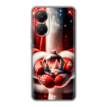 Силиконовый чехол на Poco X7 Pro с принтом Новый год