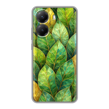 Силиконовый чехол на Poco X7 Pro с принтом женский