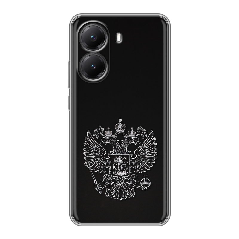 Силиконовый чехол на Poco X7 Pro с принтом Герб России Силиконовый чехол на Poco X7 Pro с принтом Герб России