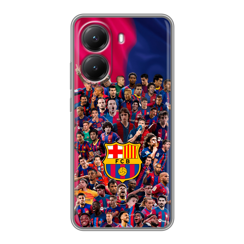 Силиконовый чехол на Poco X7 Pro с принтом Барселона Barcelona Силиконовый чехол на Poco X7 Pro с принтом Барселона Barcelona