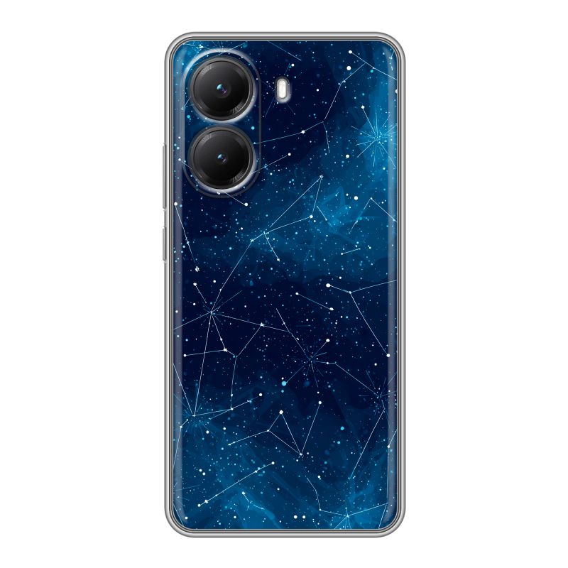 Силиконовый чехол на Poco X7 Pro с принтом Космос звезды Силиконовый чехол на Poco X7 Pro с принтом Космос звезды