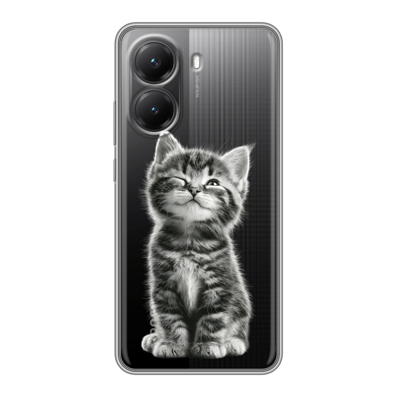Силиконовый чехол на Poco X7 Pro с принтом Котенок Силиконовый чехол на Poco X7 Pro с принтом Котенок