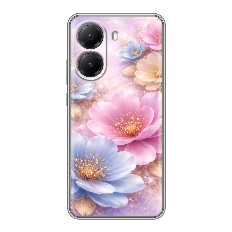 Силиконовый чехол на Poco X7 Pro с принтом женский Силиконовый чехол на Poco X7 Pro с принтом женский