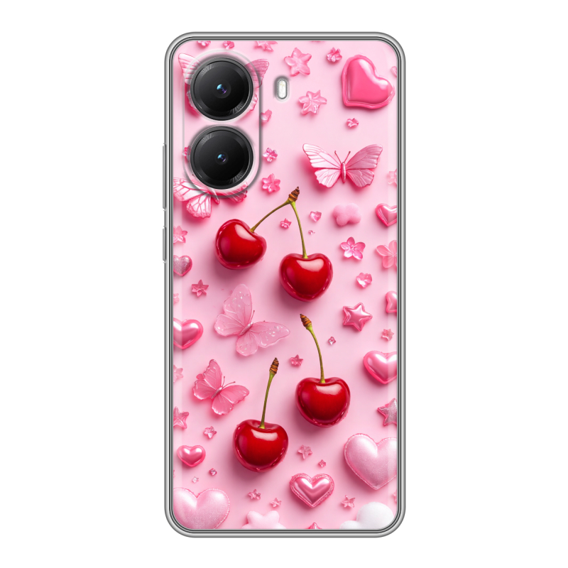Силиконовый чехол на Poco X7 Pro с принтом для девочек Силиконовый чехол на Poco X7 Pro с принтом для девочек