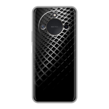 Силиконовый чехол на Honor X9c Smart с принтом Текстура металла