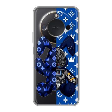 Силиконовый чехол на Honor X9c Smart с принтом Луи робот