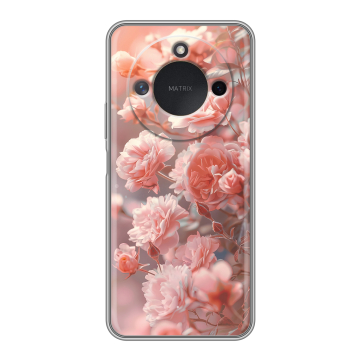 Силиконовый чехол на Honor X9c Smart с принтом Розовые розы