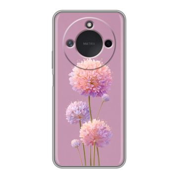 Силиконовый чехол на Honor X9c Smart с принтом Цветы Силиконовый чехол на Honor X9c Smart с принтом Цветы