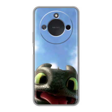Силиконовый чехол на Honor X9c Smart с принтом Как приручить дракона