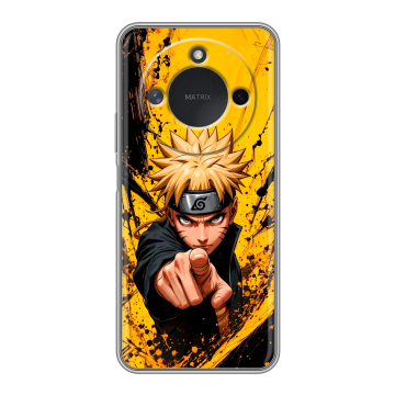 Силиконовый чехол на Honor X9c Smart с принтом Naruto Наруто