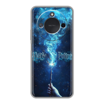 Силиконовый чехол на Honor X9c Smart с принтом Harry Potter Гарри Поттер