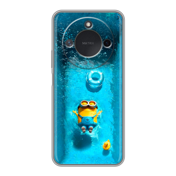 Силиконовый чехол на Honor X9c Smart с принтом Миньоны Силиконовый чехол на Honor X9c Smart с принтом Миньоны