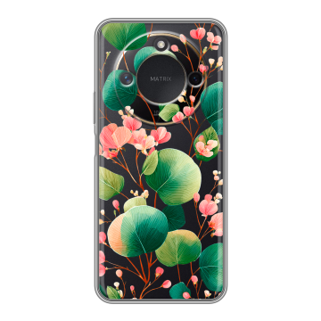 Силиконовый чехол на Honor X9c Smart с принтом женский Силиконовый чехол на Honor X9c Smart с принтом женский