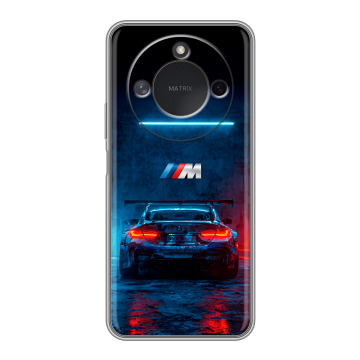 Силиконовый чехол на Honor X9c Smart с принтом BMW БМВ