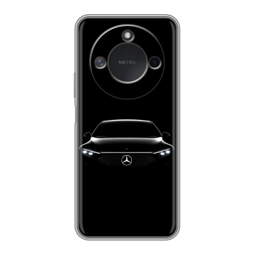Силиконовый чехол на Honor X9c Smart с принтом Mercedes Мерседес