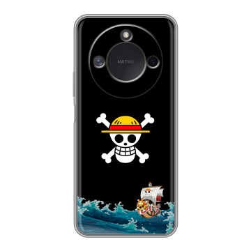 Силиконовый чехол на Honor X9c Smart с принтом One Piece Ван Пис
