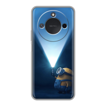 Силиконовый чехол на Honor X9c Smart с принтом Миньоны
