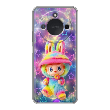 Силиконовый чехол на Honor X9c Smart с принтом Labubu Лабубу