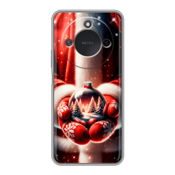 Силиконовый чехол на Honor X9c Smart с принтом Новый год Силиконовый чехол на Honor X9c Smart с принтом Новый год