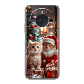 Силиконовый чехол на Honor X9c Smart с принтом Новый год Силиконовый чехол на Honor X9c Smart с принтом Новый год